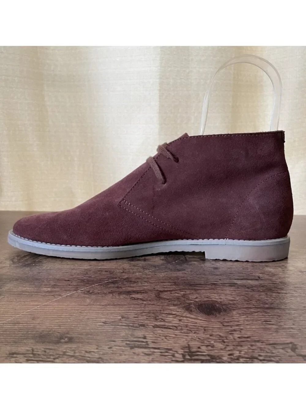 J Crew Mens MacAlister Desert Boots Sz 10 Pecan Brown Suede Leather Chukka Shoe